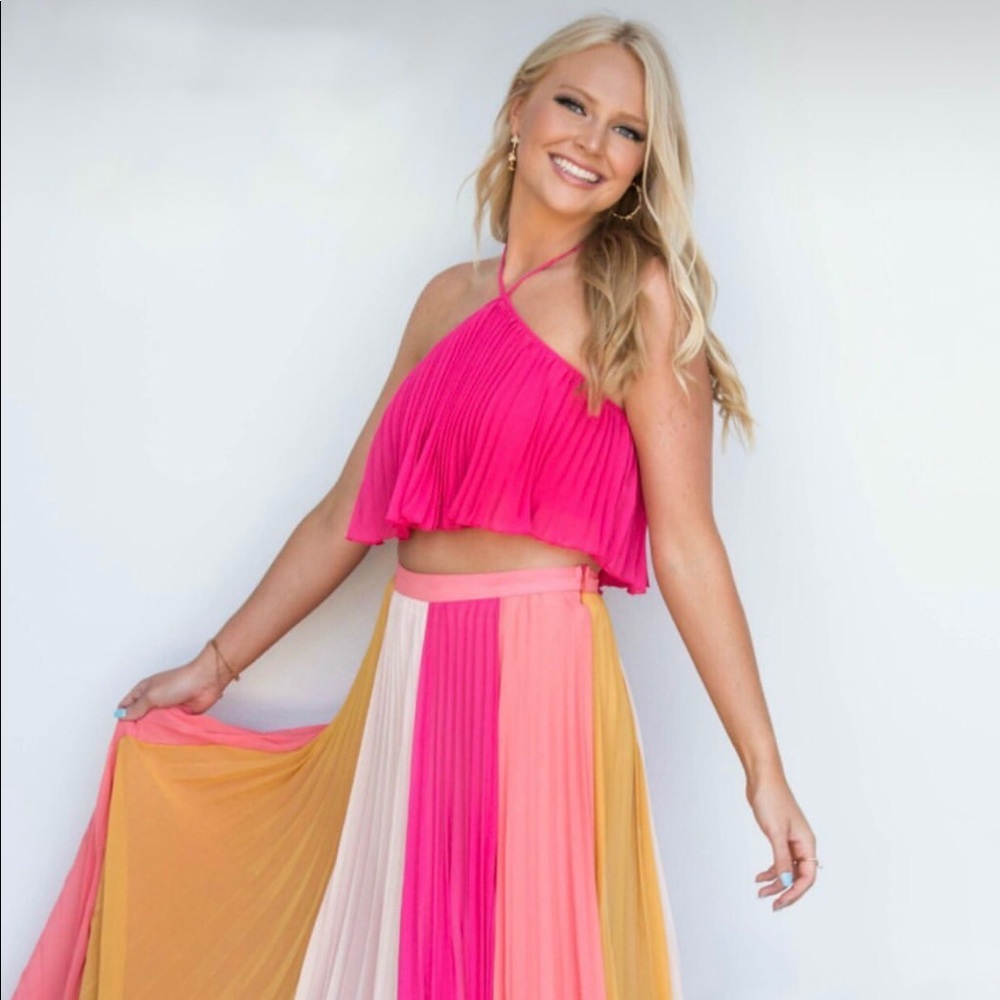 2 piece Set - Maxi skirt and top